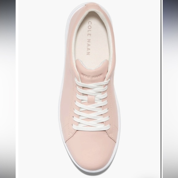 NEW Cole Haan Grand Crosscourt Leather Sneaker in Cameo Rose - Size 9 - Picture 4 of 14